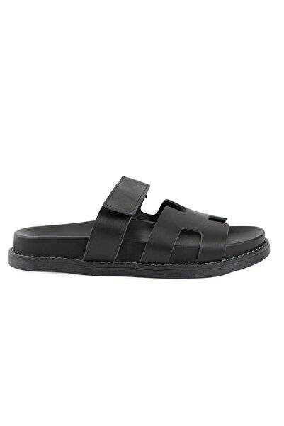 Pegia Papuci de damă din piele cu bandă 215556 Negru