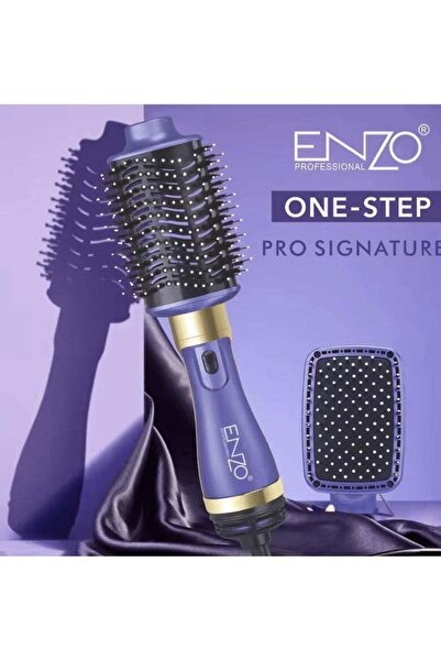 ENZO EN-4128 Professional 2-in-1 Hair Dryer and Styler - One-Step Electric Ho...