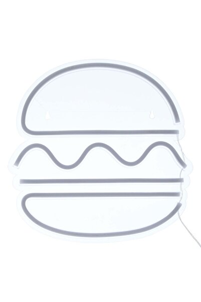 Atmosphera Neon LED "Burger" - USB, Multicolor, 30x1.5 cm