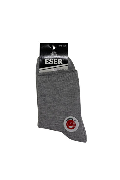 Eser Çorap Unisex Cotton Socks One Size 6-Pack (Gray)