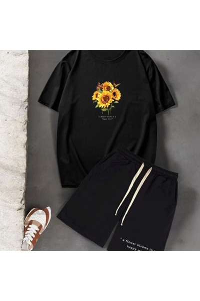 bellanova Unisex Printed T-Shirt and Shorts Set