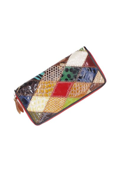 ButicCochet Portofel de damă, din piele naturală, ButicCochet, 20x10x2 cm, Mu...