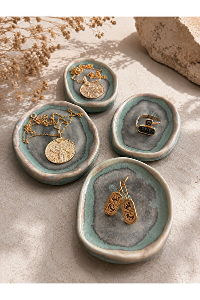 Miltonia El Yapımı Stoneware Seramik Takı Tabaklığı – Organik Tasarım Takı & ...
