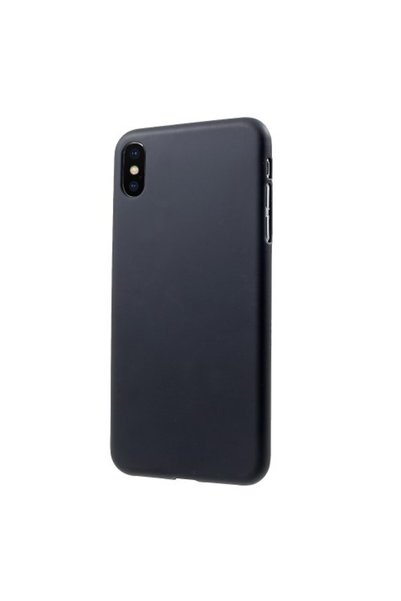 OEM Θήκη TPU Σιλικόνης Ματ για iPhone XS Max - Μαύρο