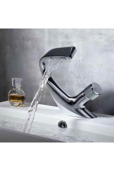 Generic Modern Design Chrome Waterfall Sink Mixer Tap
