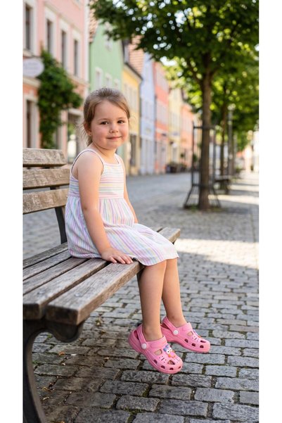 LUNA BY ALİHAN AYDEMİR Luna Orthopedic Non-Slip Sole Children's Sandals and Slippers with Animal Figures