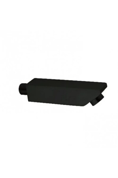 Generic Single Line Concealed Shower Head, German Style, Matte Black.