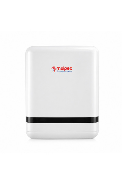 Mulpex Dozator de prosoape de hârtie pliabil tip Z, alb, capacitate 400 de fo...