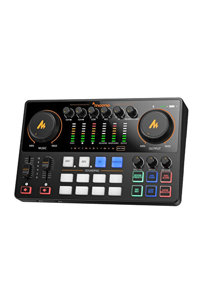 MAONO Placă de sunet Ame2 Gen2 pentru înregistrare audio cu sisteme Windows