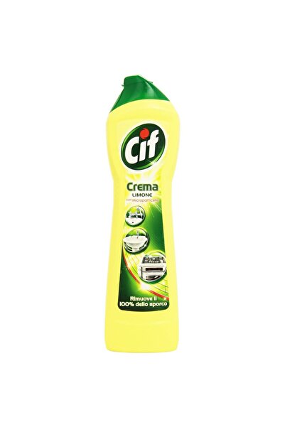 Cif Lemon Cleaning Cream - Abrasive Cream with Lemon for Hard Surfaces