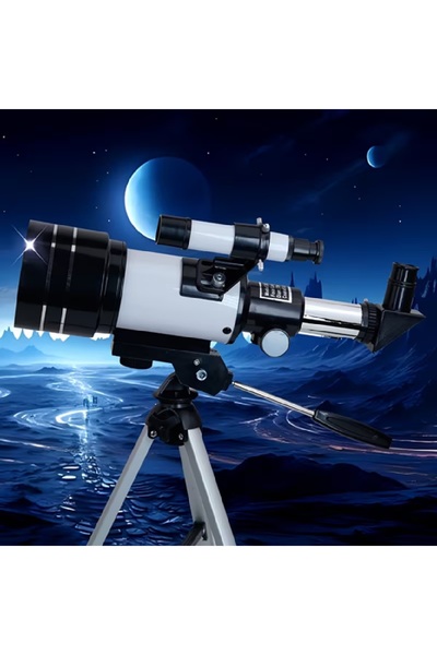 GLFTECH Teleskop 150X Astronomik Gökyüzü Gözlem Seti, 70 mm, Telefon Adaptörl...