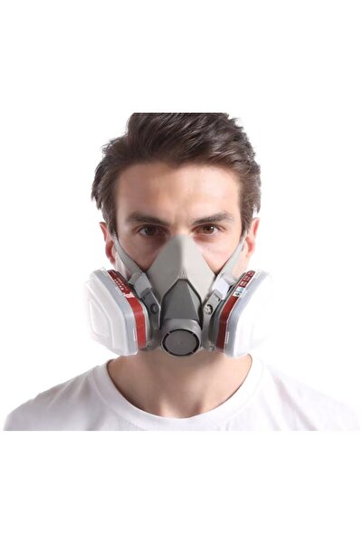 VERK 6200 защитна маска за боядисване с филтри за газ и прах