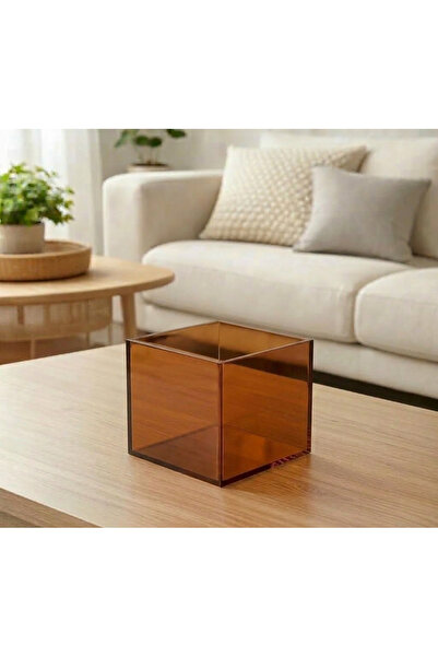Trend Pleksi Multi-Purpose Transparent Coffee Plexi Box (15cm X 15cm X 15cm)