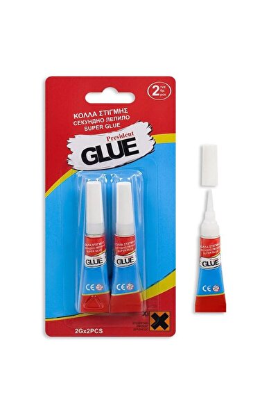 BAMI NETWORK Adeziv Instant President Portelan Ceramica 2g Set 2 Bucati
