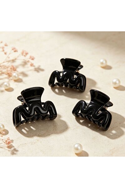 idei Set 3 clești mini pentru păr 2,5 cm, culori livrate aleatoriu, clești de...
