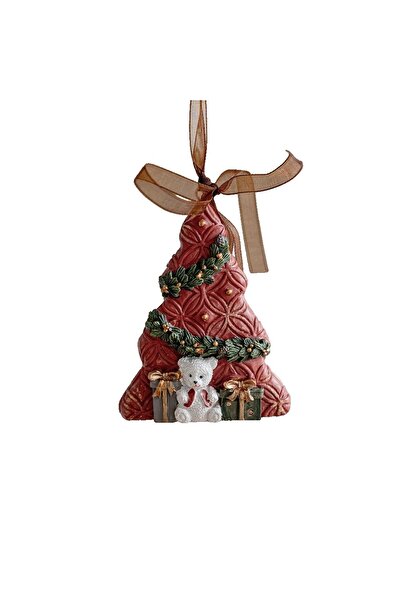 Rao Decoratiune de Craciun, pentru Brad, Model Bradut, 8.5 X 6.5 Cm, din Rasi...