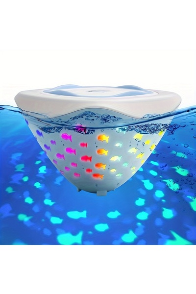 STARSTAR One multi-color floating LED Bathroom light - fish-shaped fountain u...