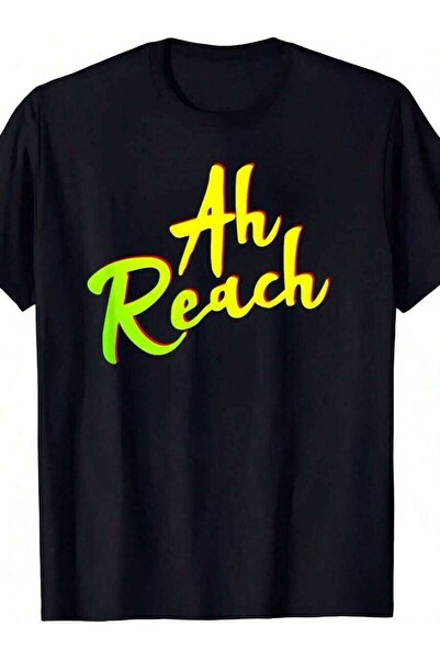 21JNRY قميص Ah Reach Trinidad Soca 2019 - قميص رجالي ونسائي بأكمام قصيرة، طبا...