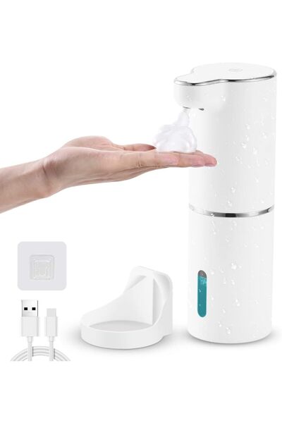 Morvena Picks Dozator automat de săpun montat pe perete de 300 ml/dozator de ...