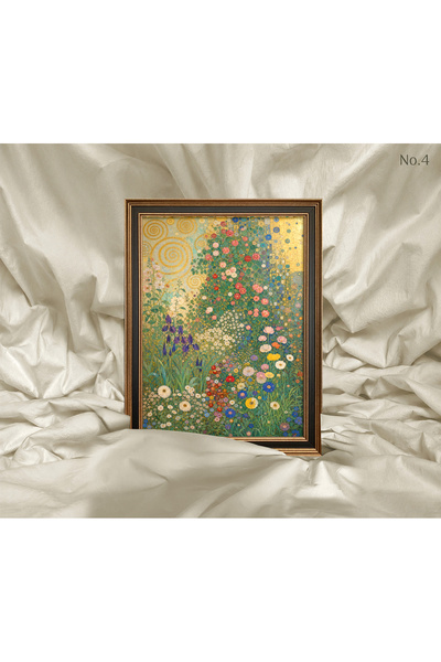 Vetro Design Art Nouveau - Tablou cu flori înrămate