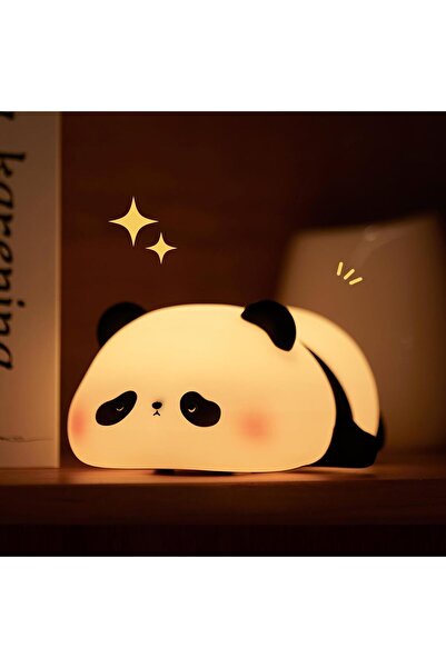 STARSTAR Panda night light for kids, cute panda silicone baby lamp, bedroom b...