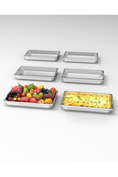 Garvee 6-Pack Full Size Steam Table Pans with Handle, 2.5 in Deep Restaurant ...
