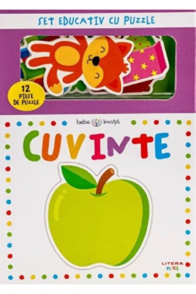 Litera Bebe invata: Cuvinte. Set educativ cu puzzle