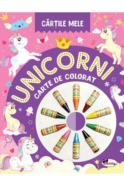 Aramis Cartile mele: Unicorni. Carte de colorat