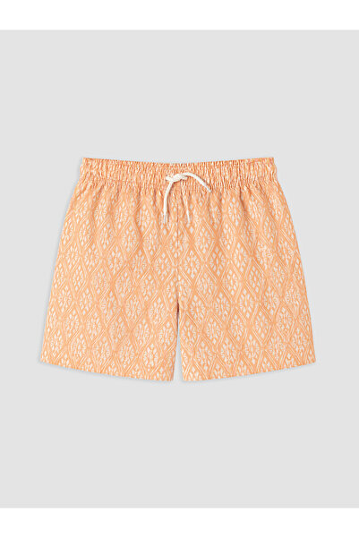LC Waikiki NEVAVM Десенирани момчешки плувни шорти с различие