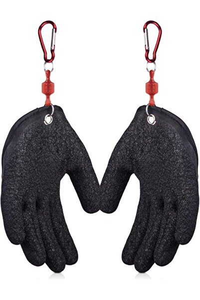 Morvena Picks 4 bucăți Mănuși de pescuit din latex țesut, antiderapante, rezi...