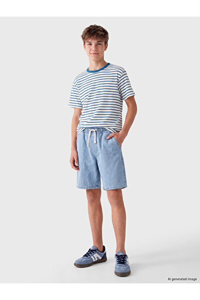 LC Waikiki NEVAVM Farkıyla Boy's Jean Shortsolon