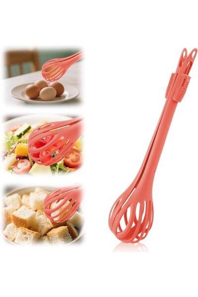 STARSTAR Multifunctional Manual Egg Beater Mixer and Food Clip, 2-in-1 Kitche...