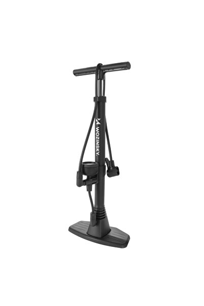 WOZINSKY Pompă de bicicletă Wpr-02 cu reglare și afișaj al presiunii