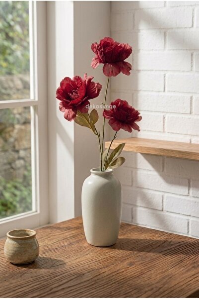 Dekosimge Yapay Çiçek Dalı 3 Çiçekli 65 cm
