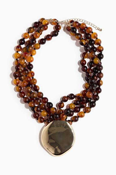 H&M Beaded pendant necklace
