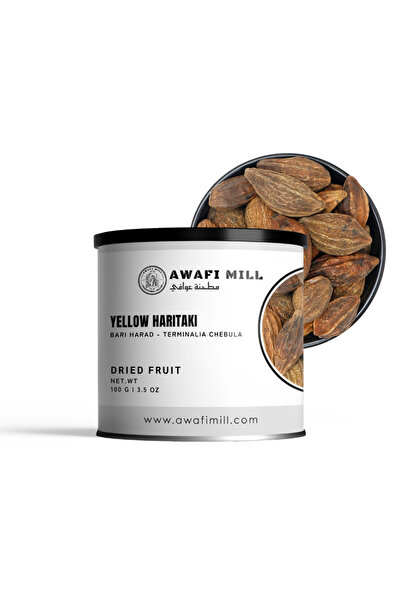 AWAFI MILL Dried Yellow Haritaki 100g | Halela Zard | Terminalia chebula