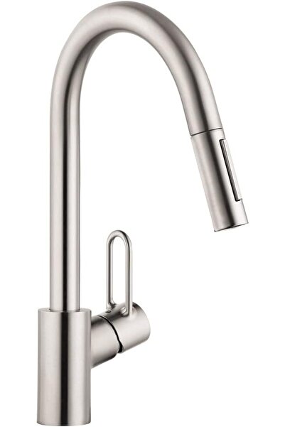 Hansgrohe Talis Loop Mutfak Bataryası 1 Saplı Paslanmaz Çelik Görünümlü, 0470...