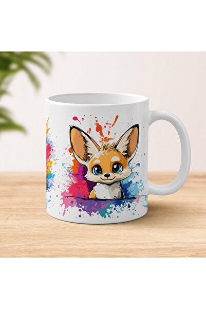 KADOREX DESIGN Cute Fox Mug – Fox-Themed Ceramic Coffee Cup
