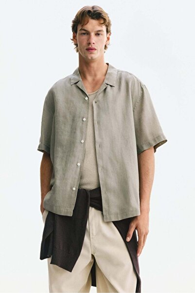 H&M Relaxed Fit Linen resort shirt
