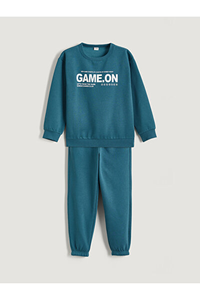 LC Waikiki Crew Neck Boys' Tracksuit Set
