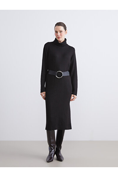 LC Waikiki Turtleneck Oversize Knitwear Dress