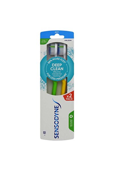Sensodyne Toothbrush, Sensodyne, Deep Clean Set 2 pcs Soft
