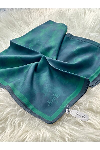 scarfella Bulut desen 90x90 cm mevsimlik soft eşarp