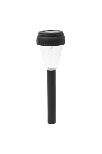 BAMI NETWORK Lampa solara neagra cu LED alb 21.5cm pentru gradina