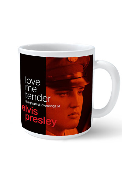 ART HEDİYE The Greatest Love Songs of Elvis Presley Printed Mug