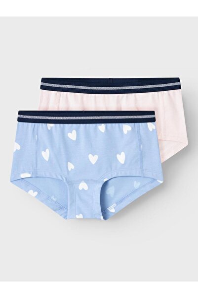 Name it Σετ Boxer 2τμχ "Hearts" hipster γαλάζιο