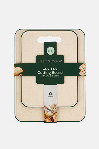 Just Cook 2 Pieces Cutting Board, Beige