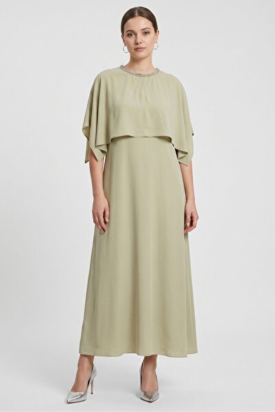 JASON WU Women Plain Maxi Dress, Sage Green