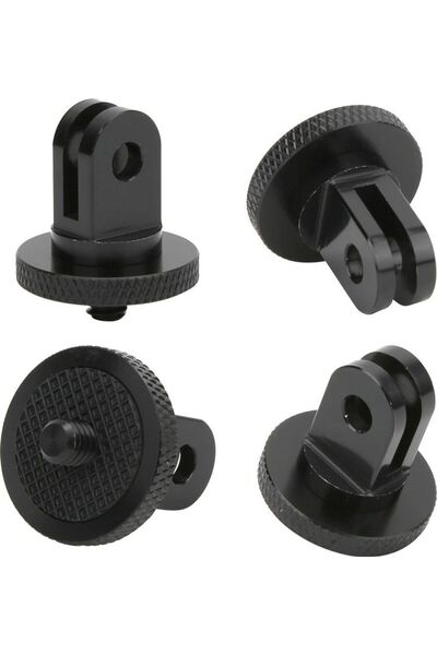 STARSTAR 4-piece black mini tripod adapter set with 1/4-inch mount, made of a...