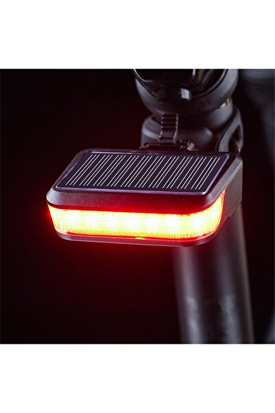 Morvena Picks Stopuri de bicicletă cu energie solară, bicolor roșu și alb, of...